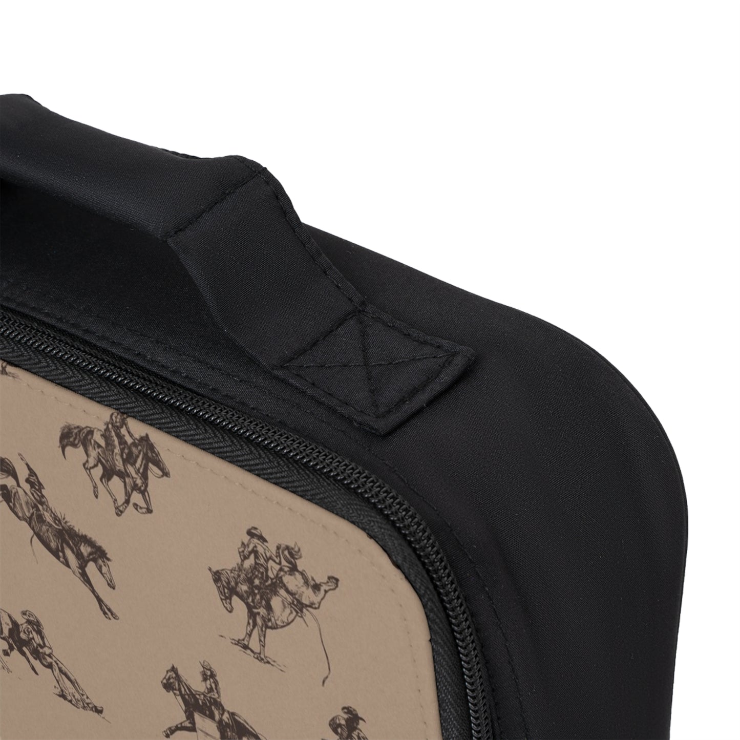 "Take Me To The Rodeo" Lunch Box in Tan