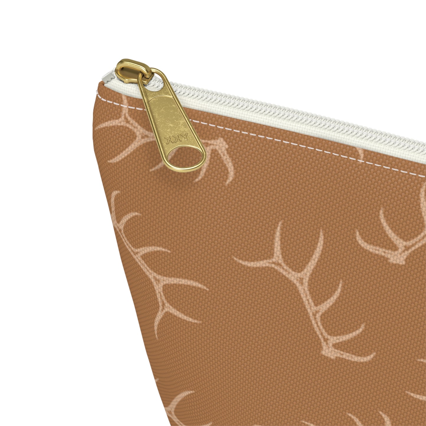 Elk Shed Pencil Pouch in Saddle