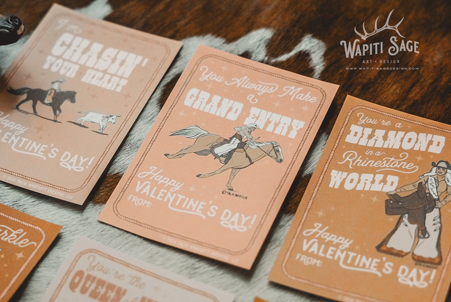 Rodeo Queen Valentine Cards Digital Printable
