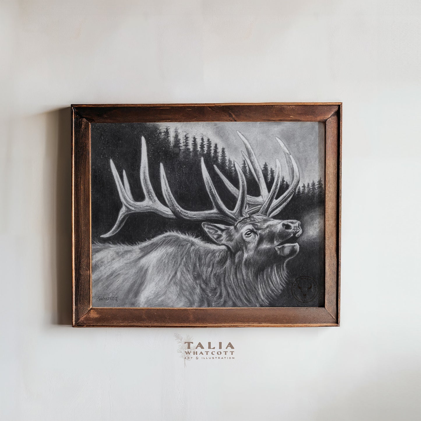 "Mountain Mist" Premium Matte Paper Art Print