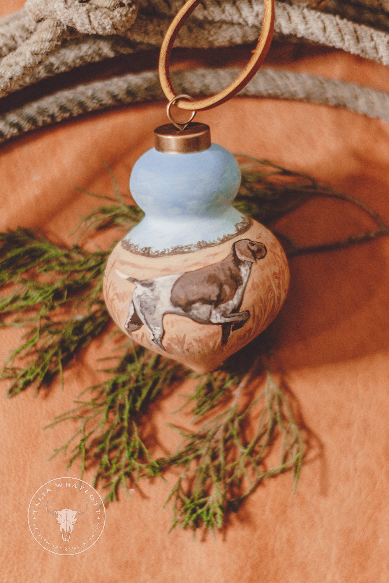 German Shorthaired Pointer Ceramic Ornament