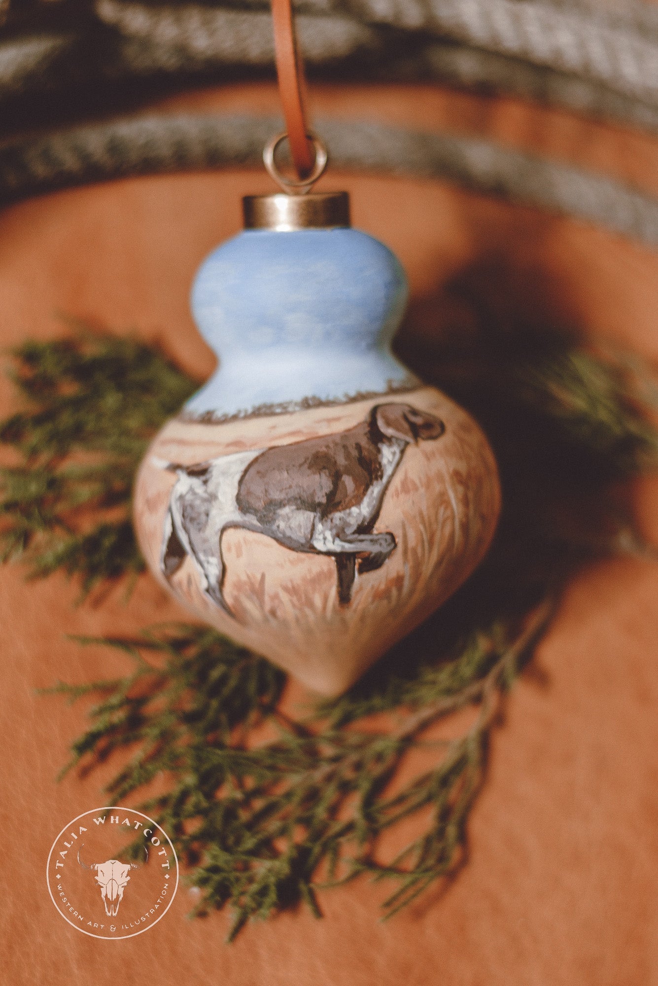 German Shorthaired Pointer Ceramic Ornament