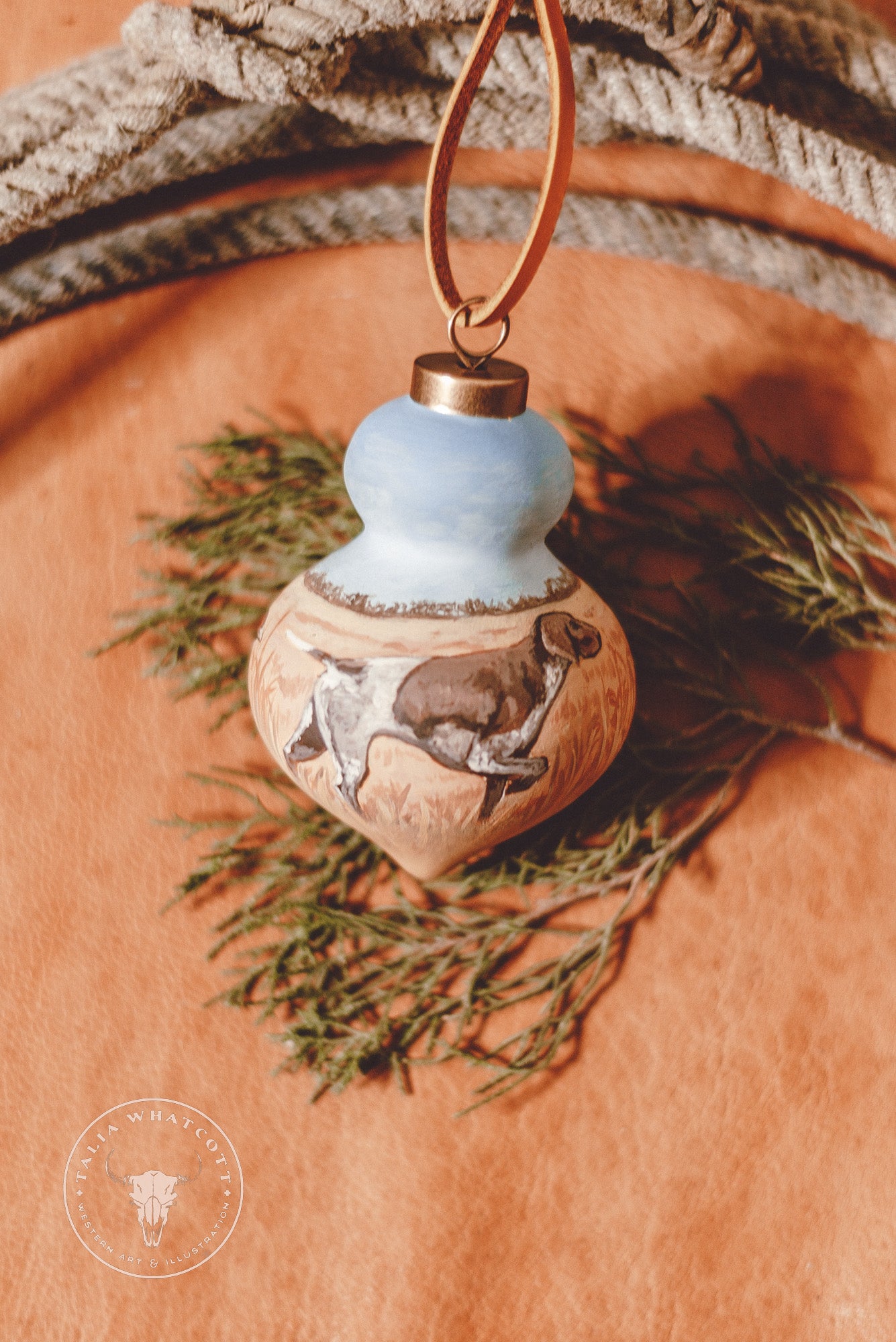 German Shorthaired Pointer Ceramic Ornament