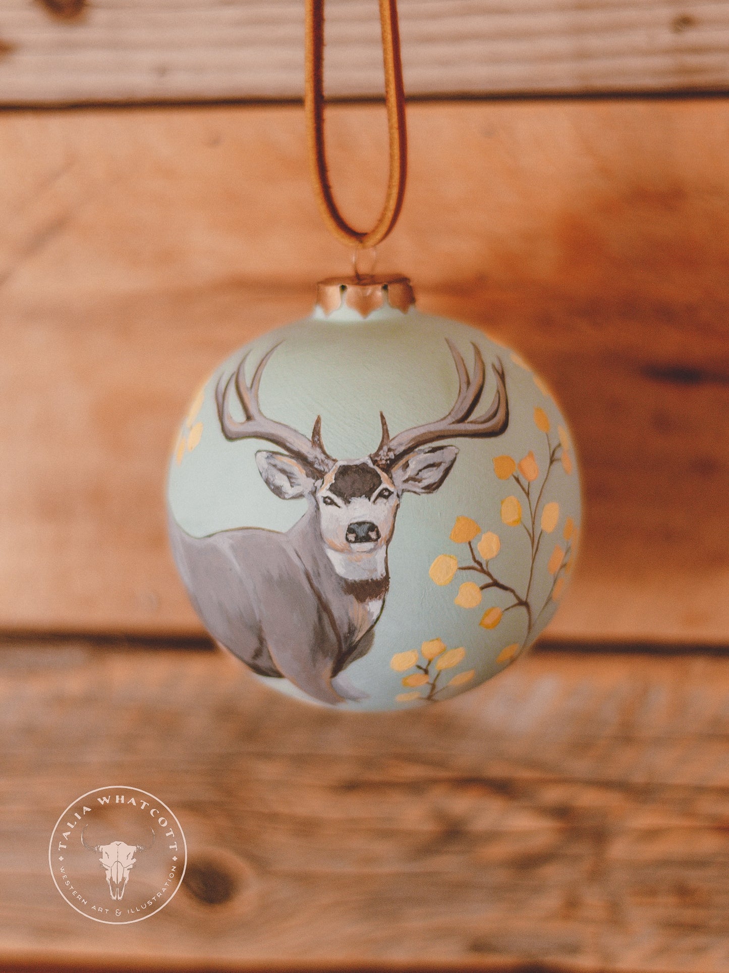 Mule Deer Ceramic Ornament