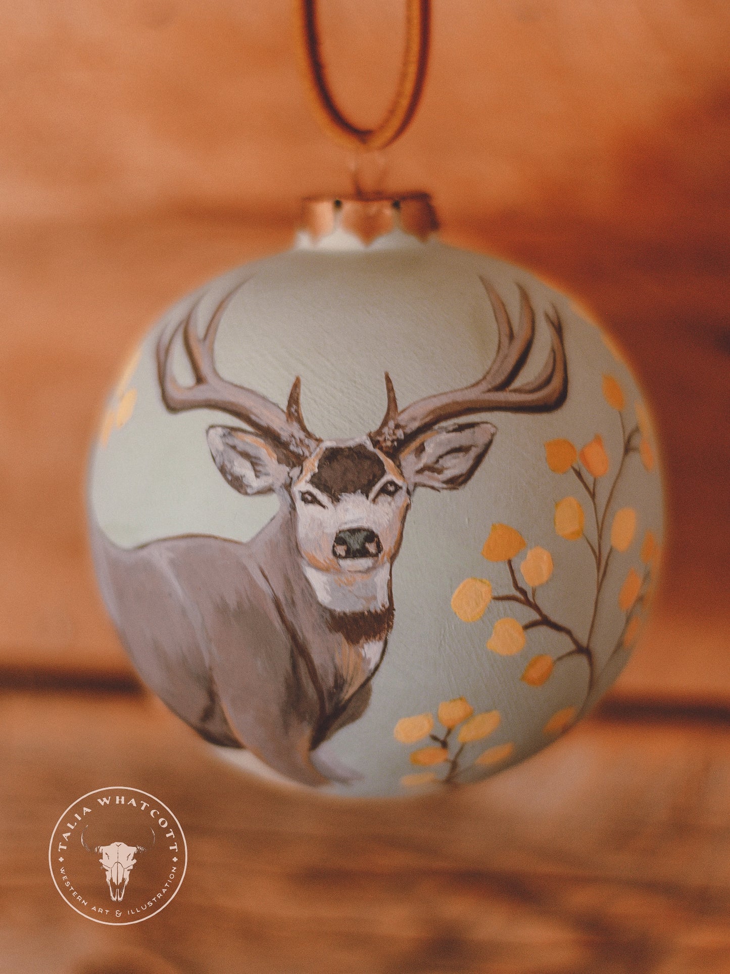 Mule Deer Ceramic Ornament
