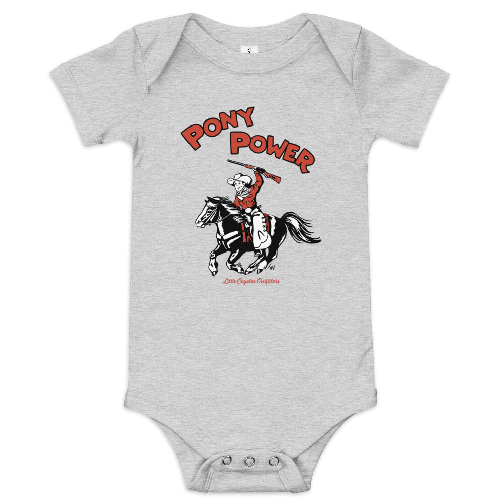 "Pony Power” Graphic Bodysuit (two colors)
