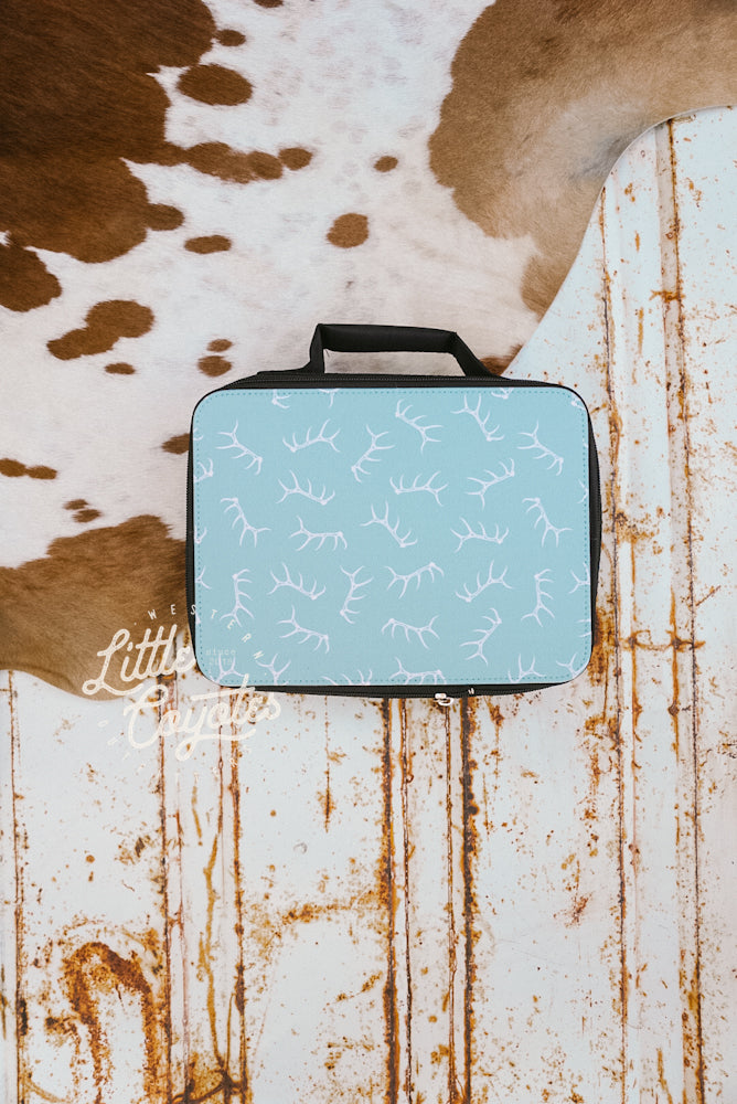 Elk Shed Lunch Box in Denim