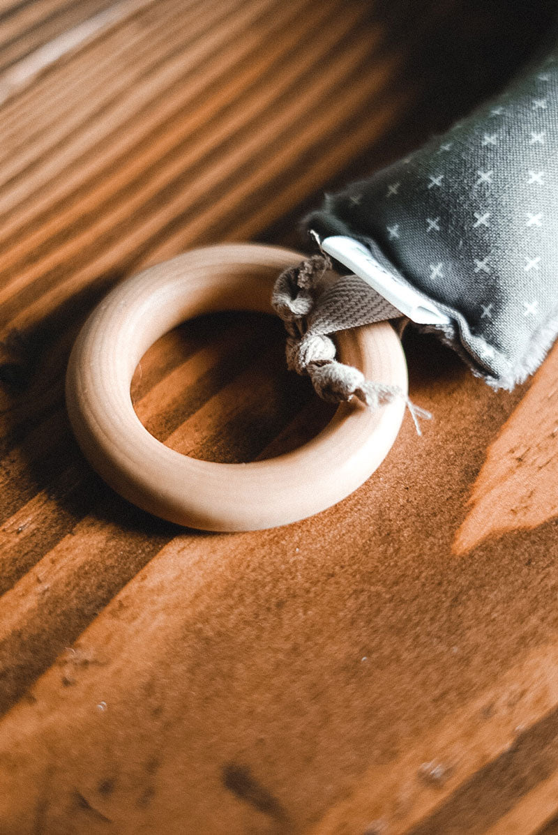 The "Gilbert" Stuffed Rattle Teether