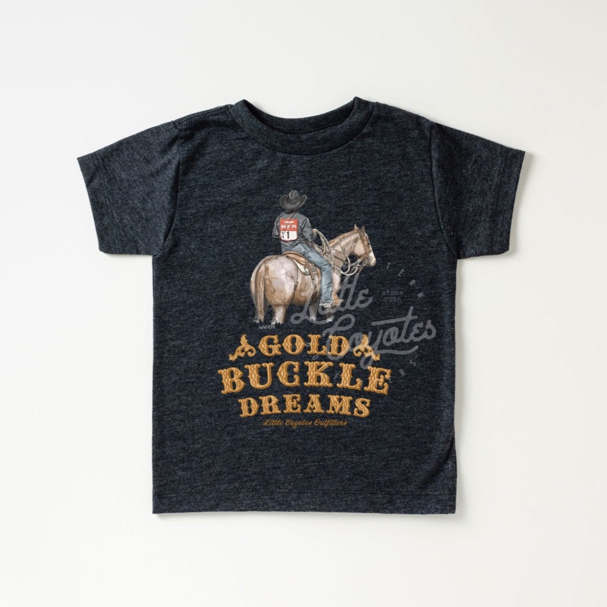 Gold Buckle Dreams Roper Toddler Tee