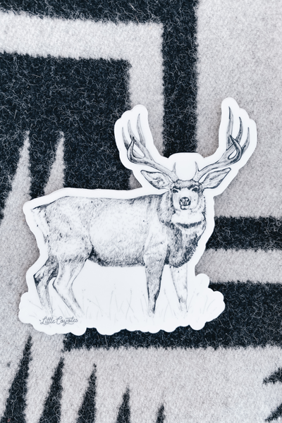 Mule Deer Sticker