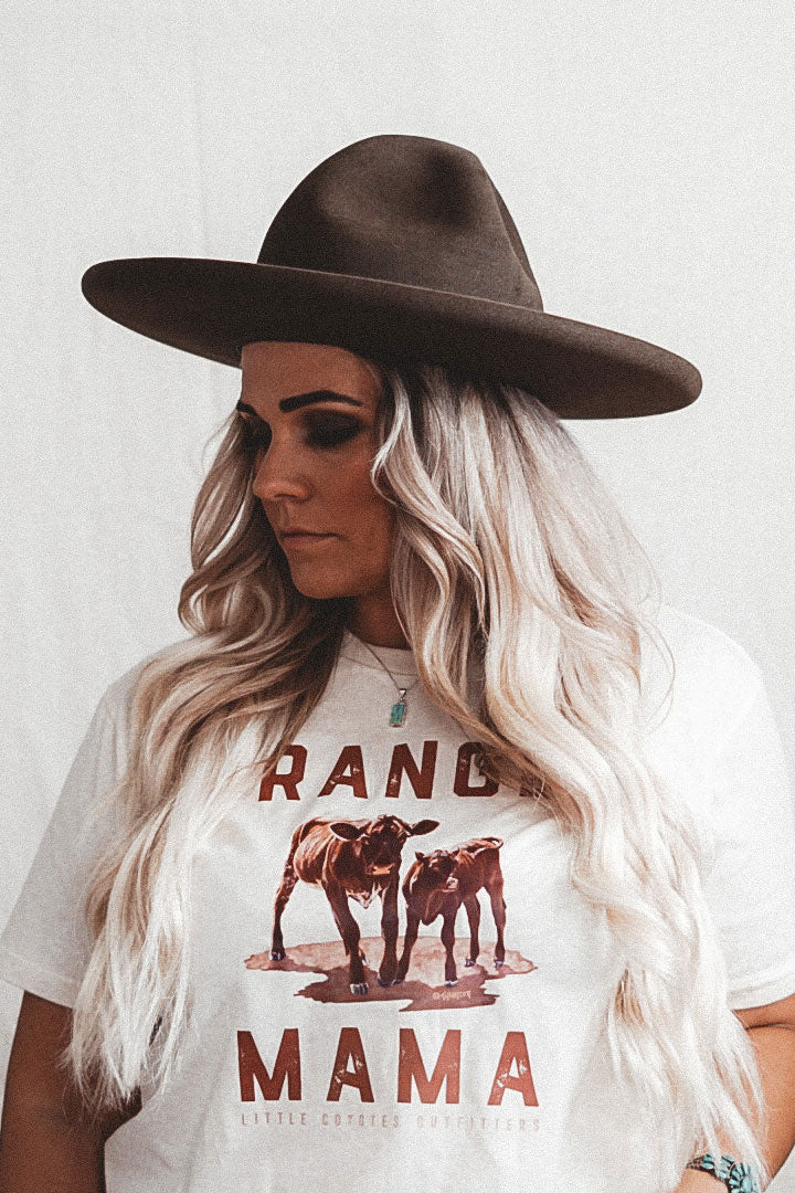 "Range Mama" Graphic Tee in Cream