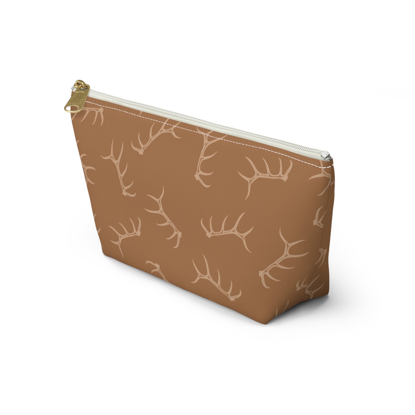 Elk Shed Pencil Pouch in Saddle