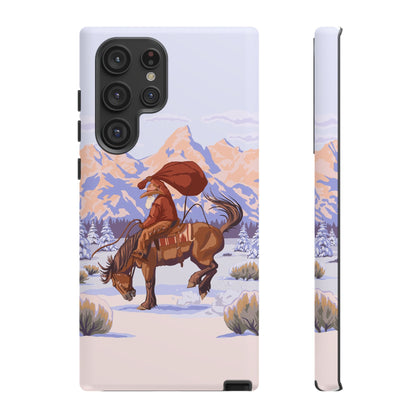 Wyoming Cowboy Santa Tough Phone Case