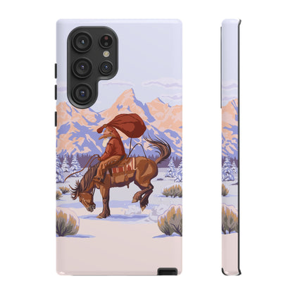 Wyoming Cowboy Santa Tough Phone Case