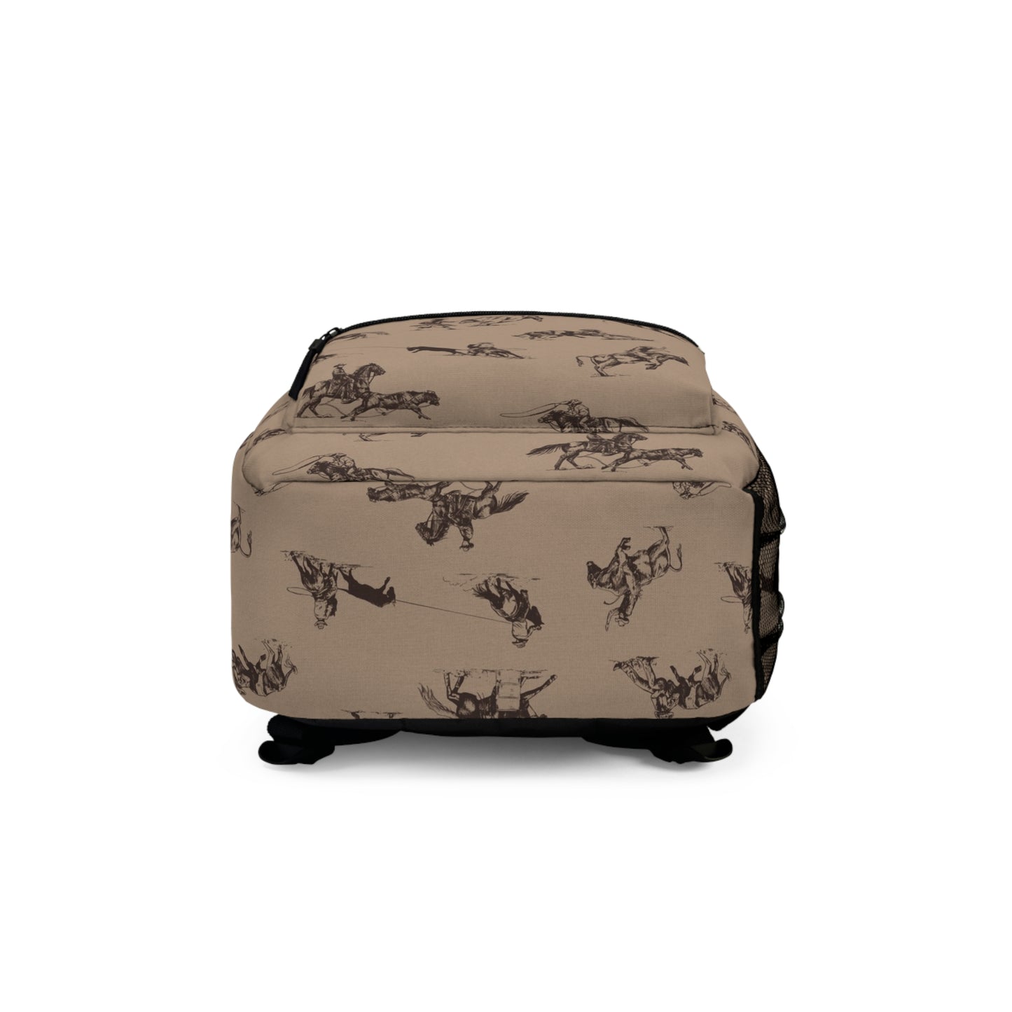 "Take Me to the Rodeo" Backpack in Tan