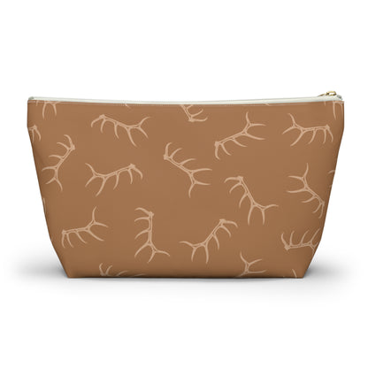 Elk Shed Pencil Pouch in Saddle