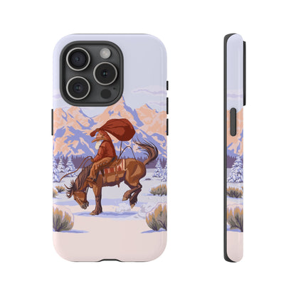 Wyoming Cowboy Santa Tough Phone Case