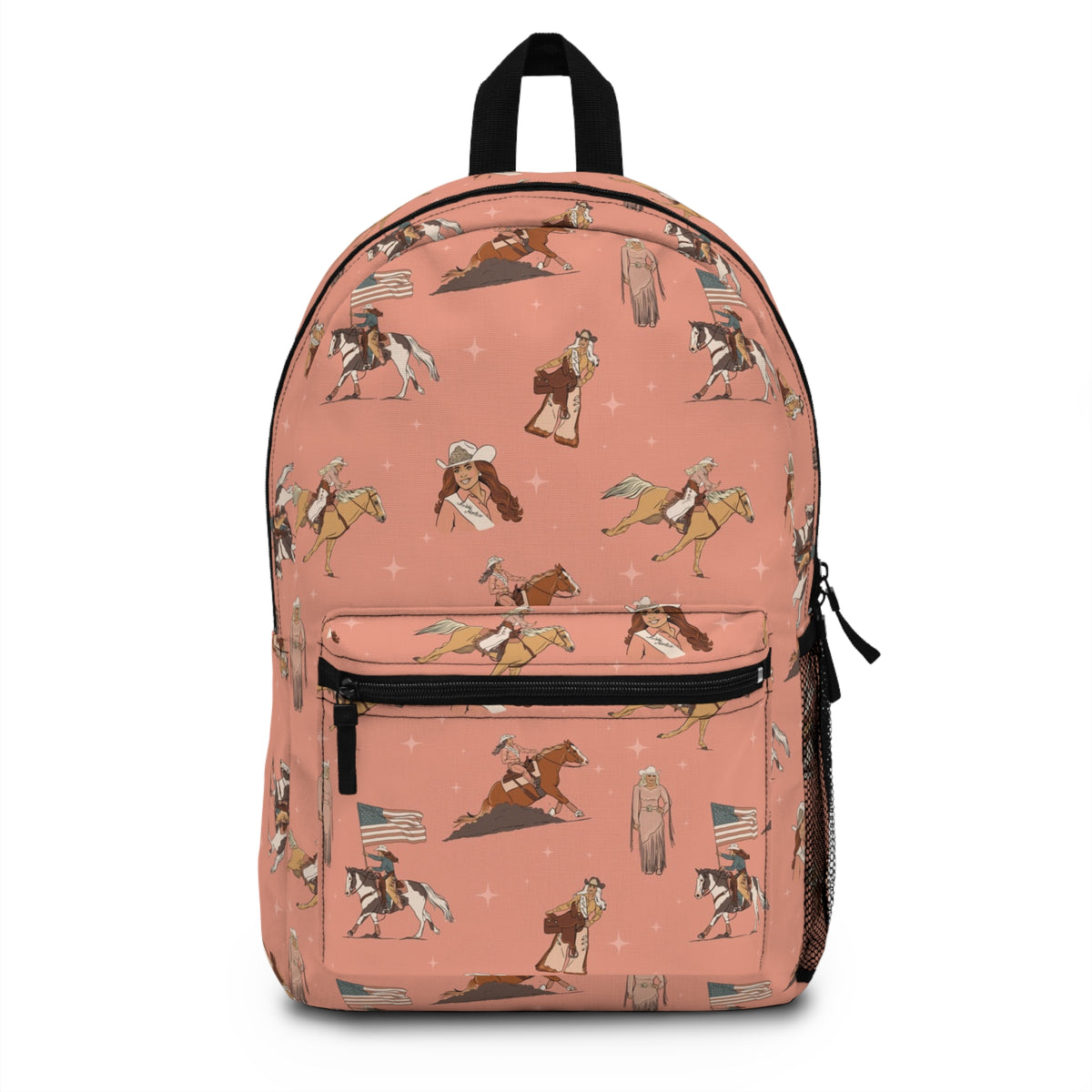Kids Rodeo Backpack Rodeo Queen Backpack in Coral – The Pinyon Range Mercantile