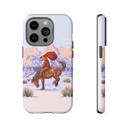 Wyoming Cowboy Santa Tough Phone Case