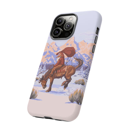 Wyoming Cowboy Santa Tough Phone Case
