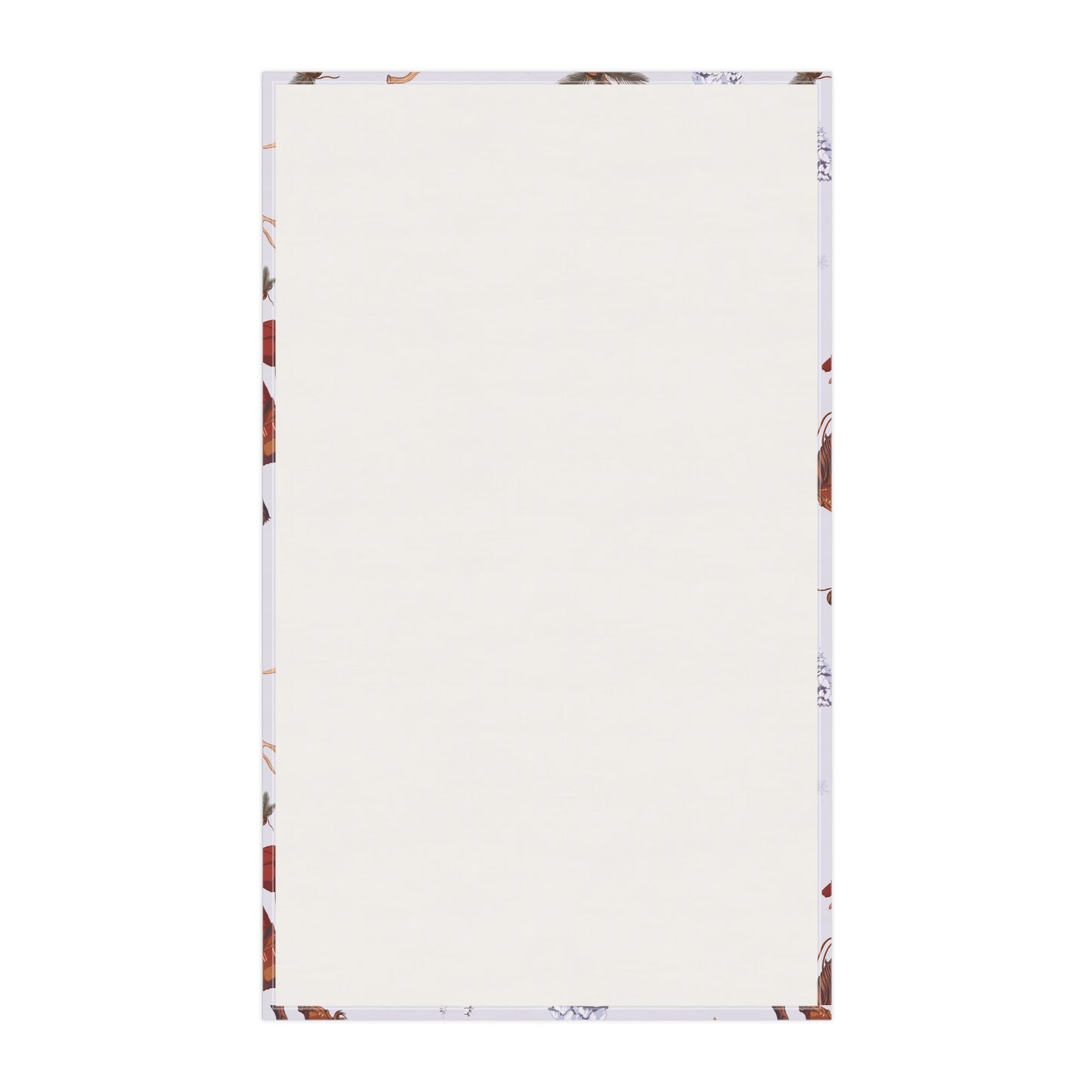 Cowboy Santa Kitchen Towel in Frosty Blue