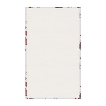 Cowboy Santa Kitchen Towel in Frosty Blue