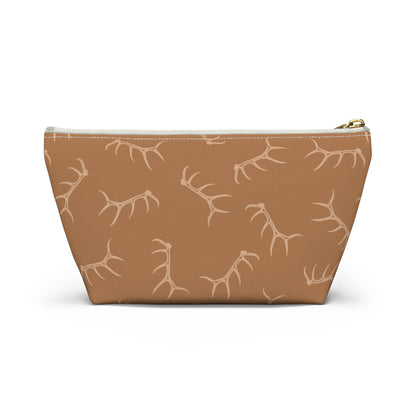Elk Shed Pencil Pouch in Saddle
