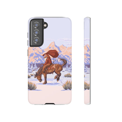 Wyoming Cowboy Santa Tough Phone Case