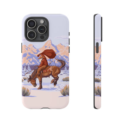 Wyoming Cowboy Santa Tough Phone Case
