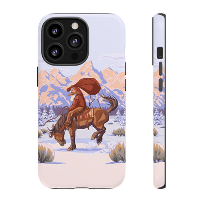 Wyoming Cowboy Santa Tough Phone Case