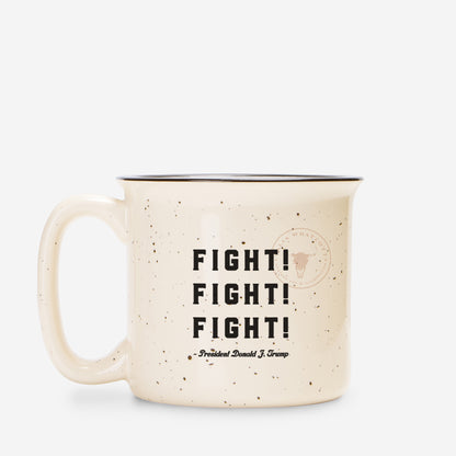 Trump Freedom Fighter Ceramic Camp Mug