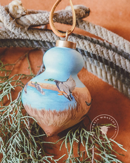 Black Lab Ceramic Ornament