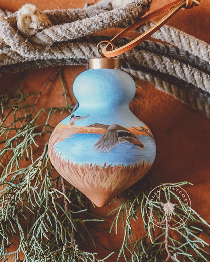 Black Lab Ceramic Ornament