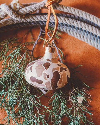 Frogskin Desert Camo Ceramic Ornament