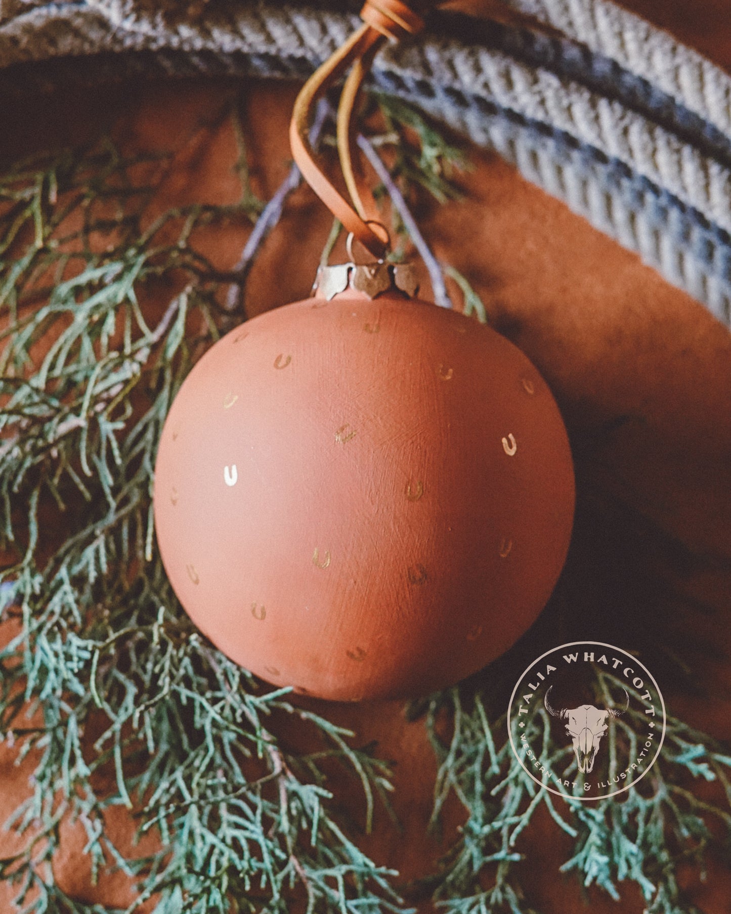 Sorrel Horse Ceramic Ornament