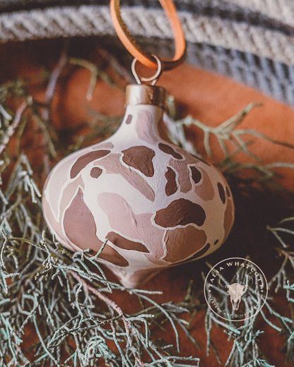 Frogskin Desert Camo Ceramic Ornament