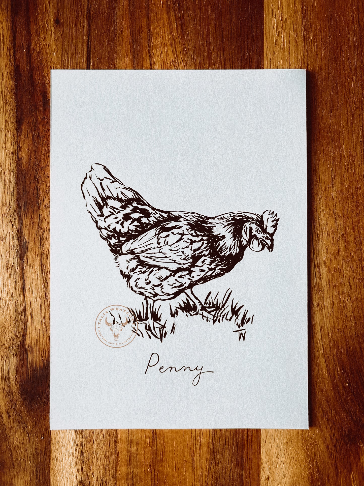 Custom Original Pet Portrait {ink drawing}