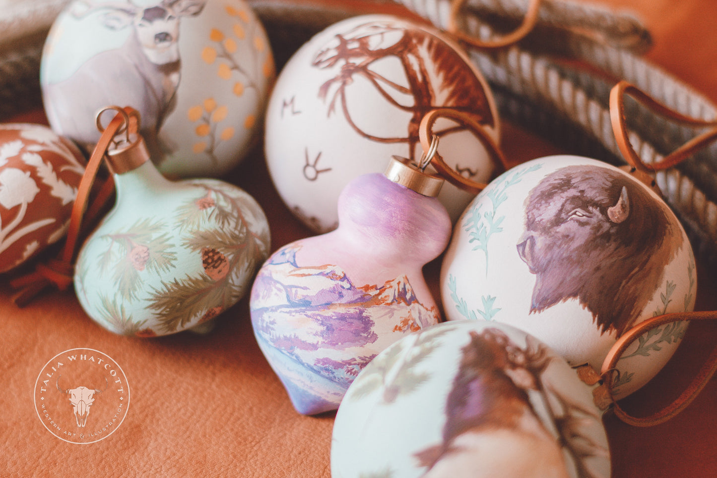 Custom Hand Painted Ceramic Ornament