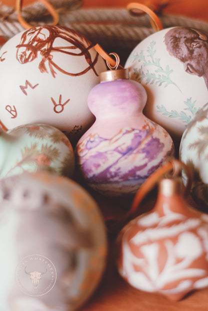 Custom Hand Painted Ceramic Ornament