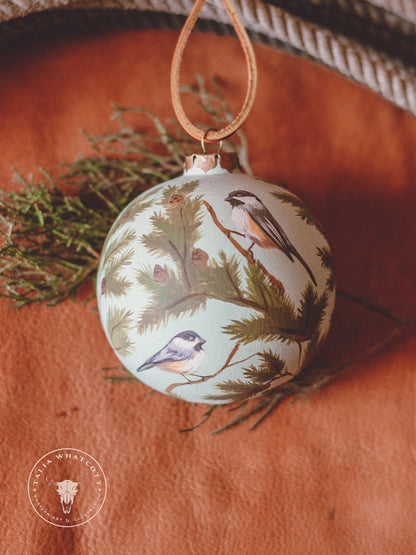 Elk Bugle Ceramic Ornament