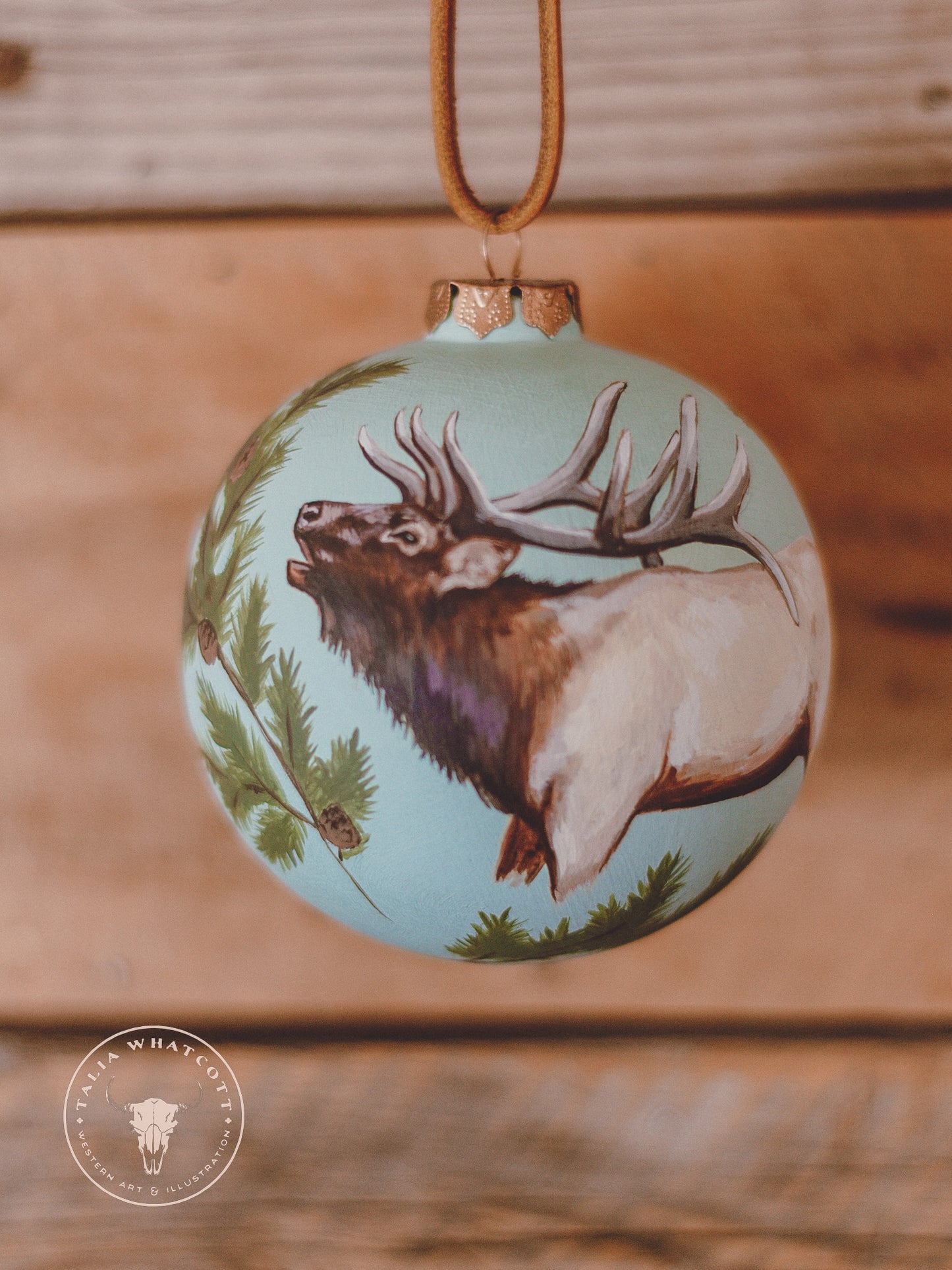Custom Hand Painted Ceramic Ornament