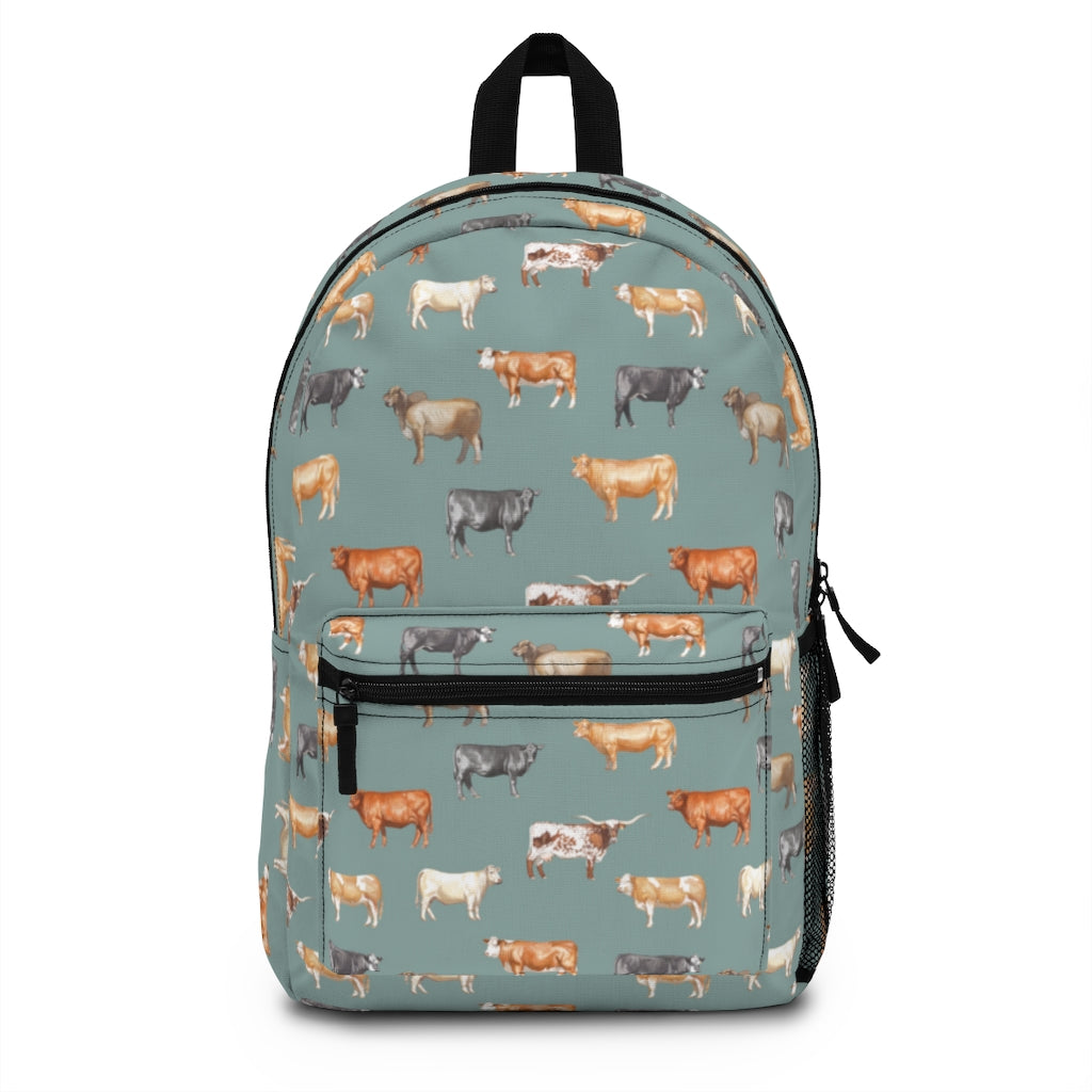 Beef Cows Backpack in Denim – The Pinyon Range Mercantile