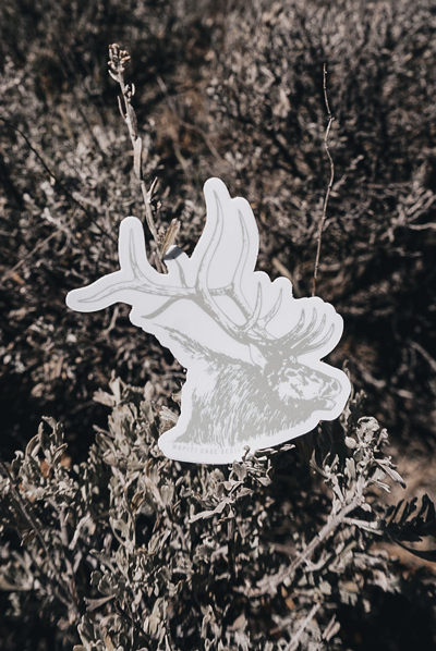 Elk Bugling Sticker